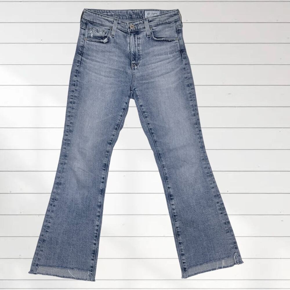 AG Jeans Farrah Boot Crop High Rise Distressed Relaxed Adriano Goldschmied 26